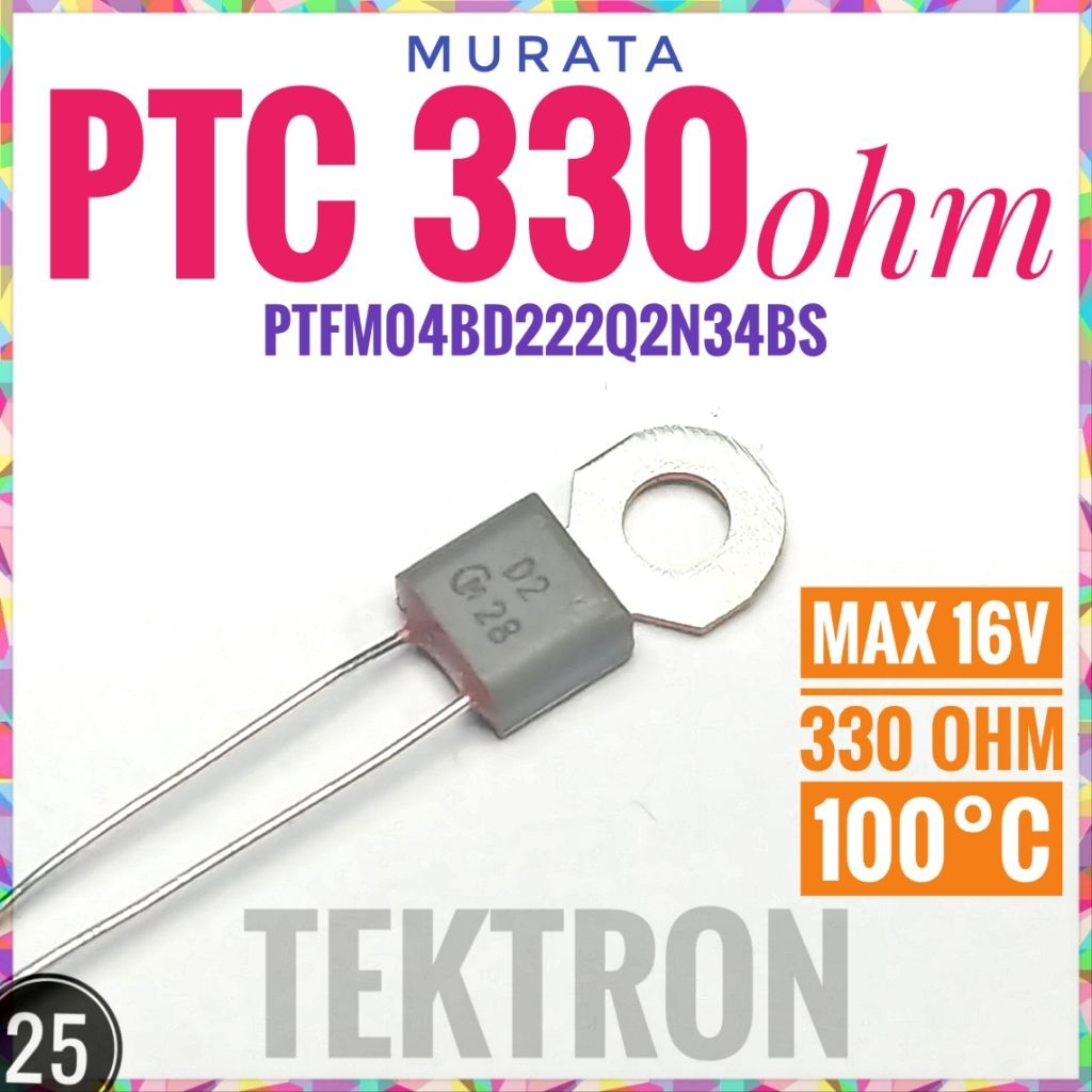 MURATA PTC 330ohm PTFM04BD222Q2N34BS PTFM04 PTFM vmax 16vdc