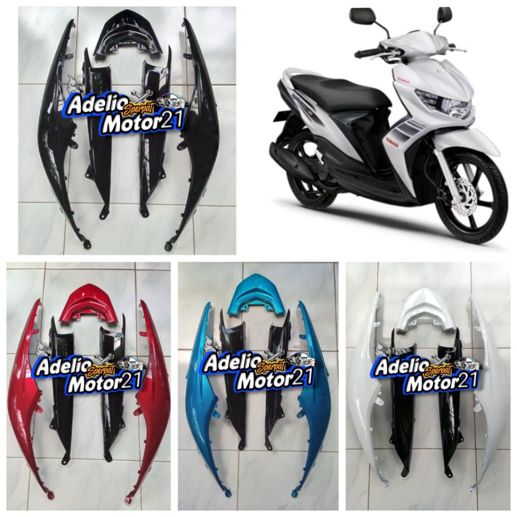 body atas plus sambungan body bawah Mio soul GT 115