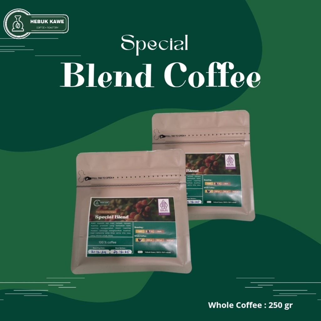 

Kopi bubuk espresso blend 60% Arabika 40% Robusta premium