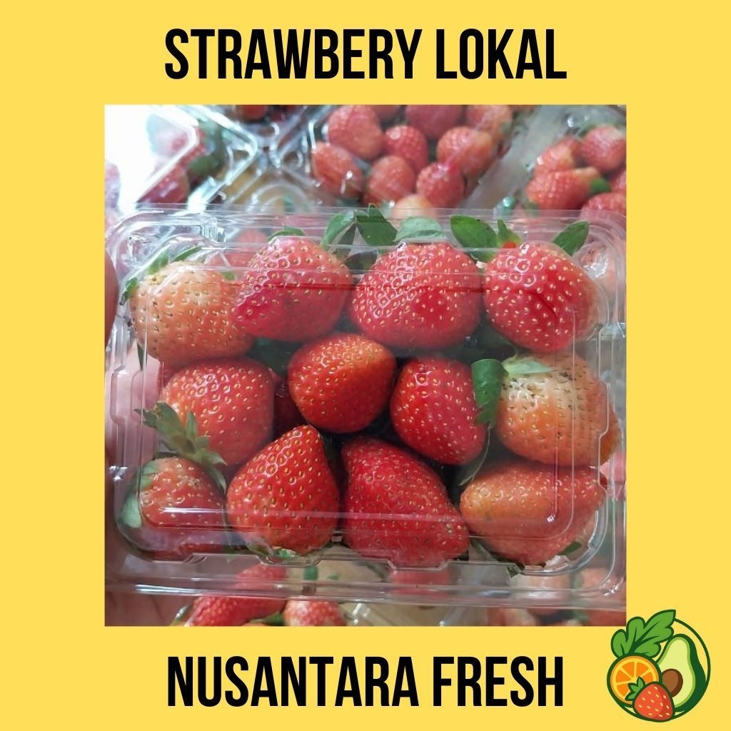

Strawberry Segar 250g – Rasa Manis Asam, Buah Lokal Premium