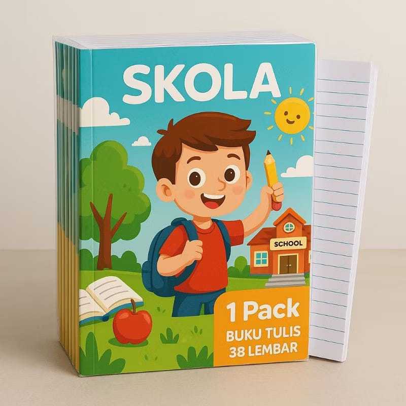 

BUKU TULIS SKOLA ISI 38 LEMBAR I0 BUKU