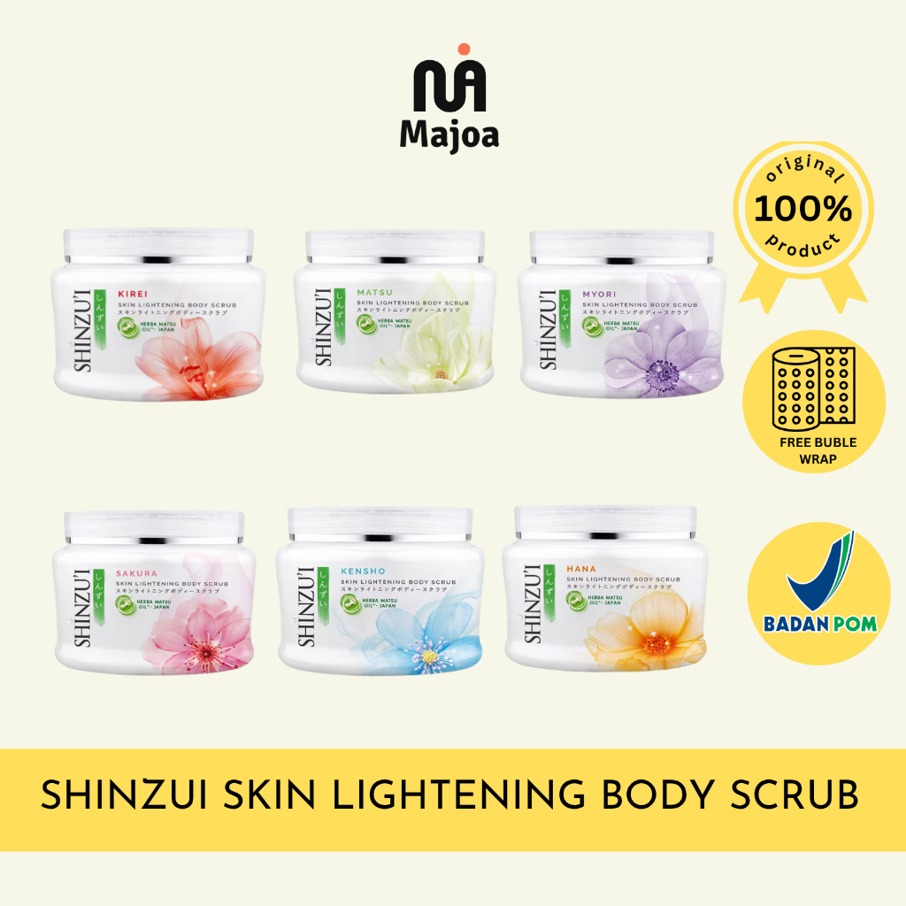 SHINZUI Scrub Skin Lightening Ukuran Besar 200gr || Lulur SHINZUI Besar