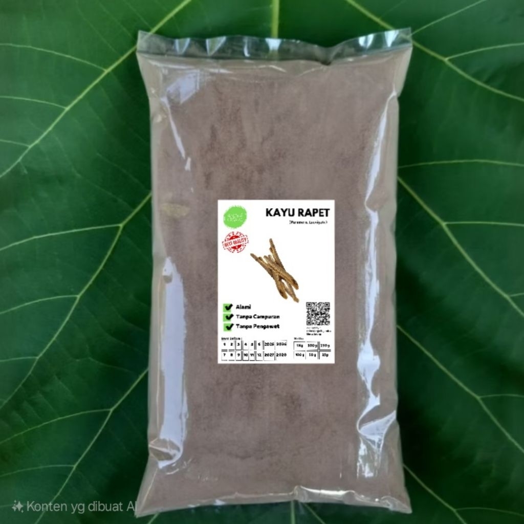 

Bubuk Kayu Rapet 1 Kg