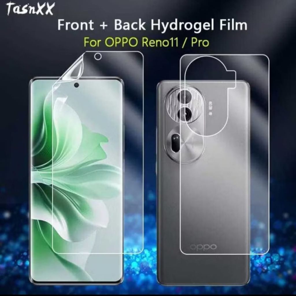 Anti Gores Hydrogel Clear Hd Film Al Type Infinix Hot 60i Not 50s Not 50 Pro Front Back Depan Belaka