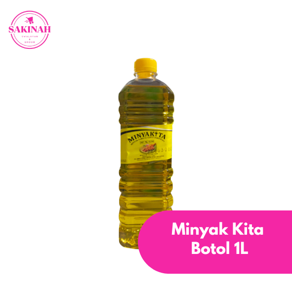 

Minyak Kita Botol 1 Liter/Minyak Goreng Kita