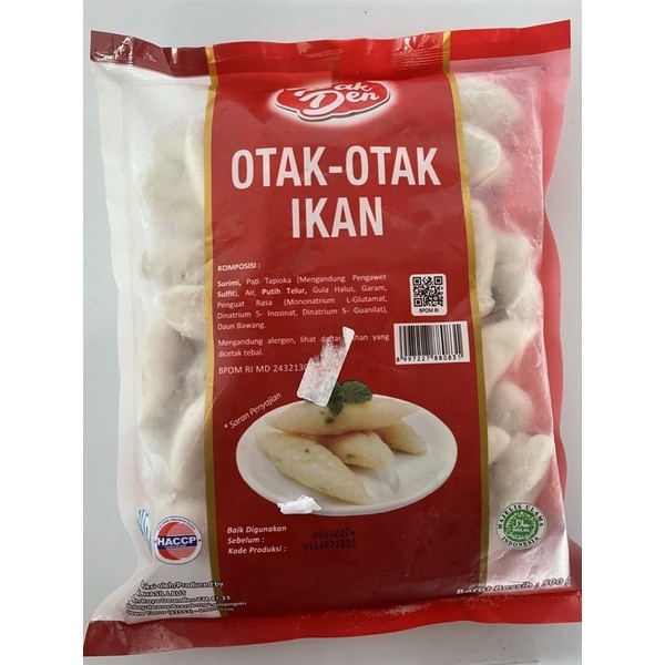 

PROMO! Pak Den Otak-Otak Ikan 500gr , Kualitas ATAS, (satu pabrik dengan GiziPlus)Expired 2026