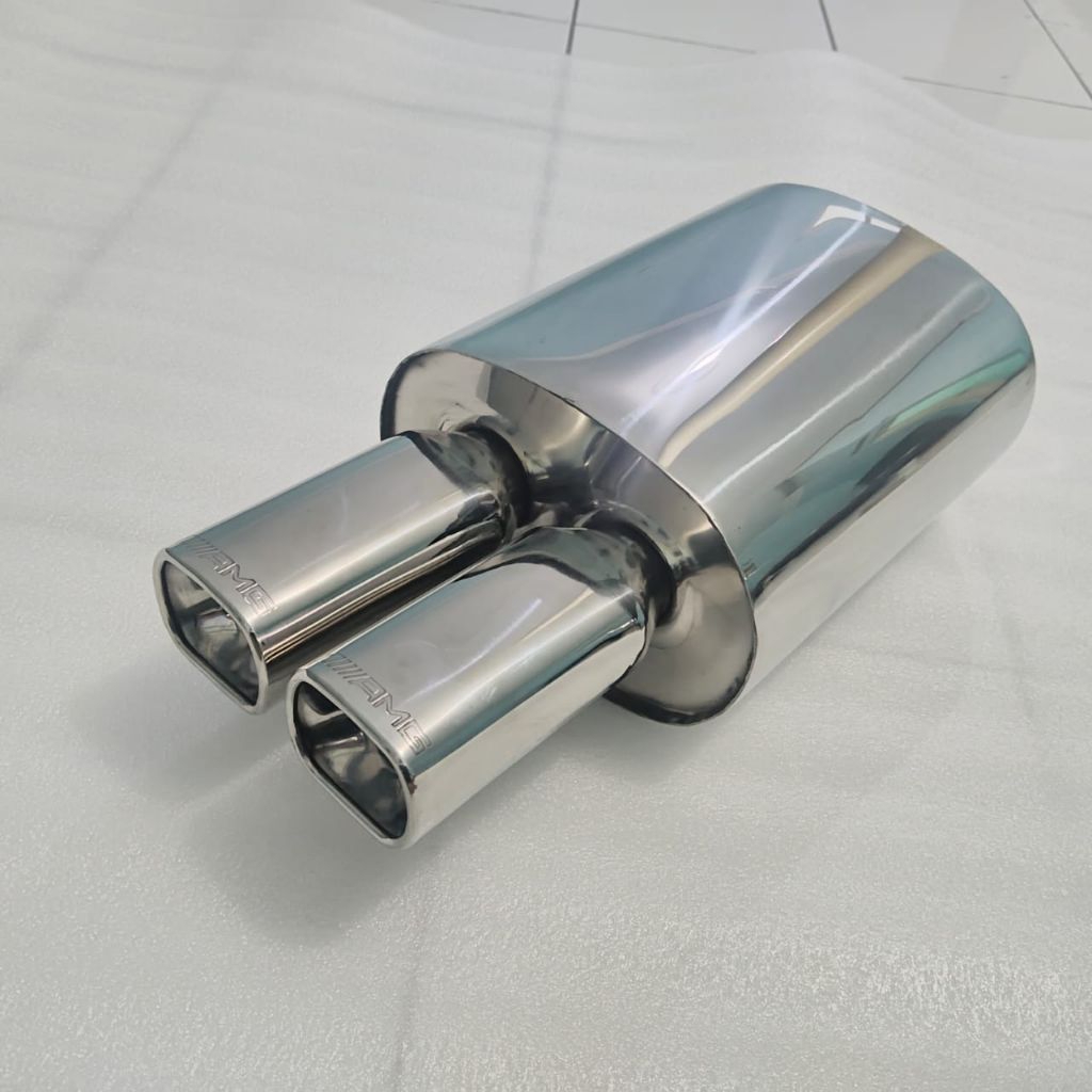 knalpot mobil sebring AMG - muffler AMG oval / kotak