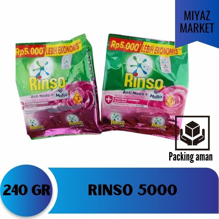 ❤MIYAZMARKET❤ Rinso 5000 / Detergen Rinso 5000 / RINSO MOLTO DETERJEN BUBUK