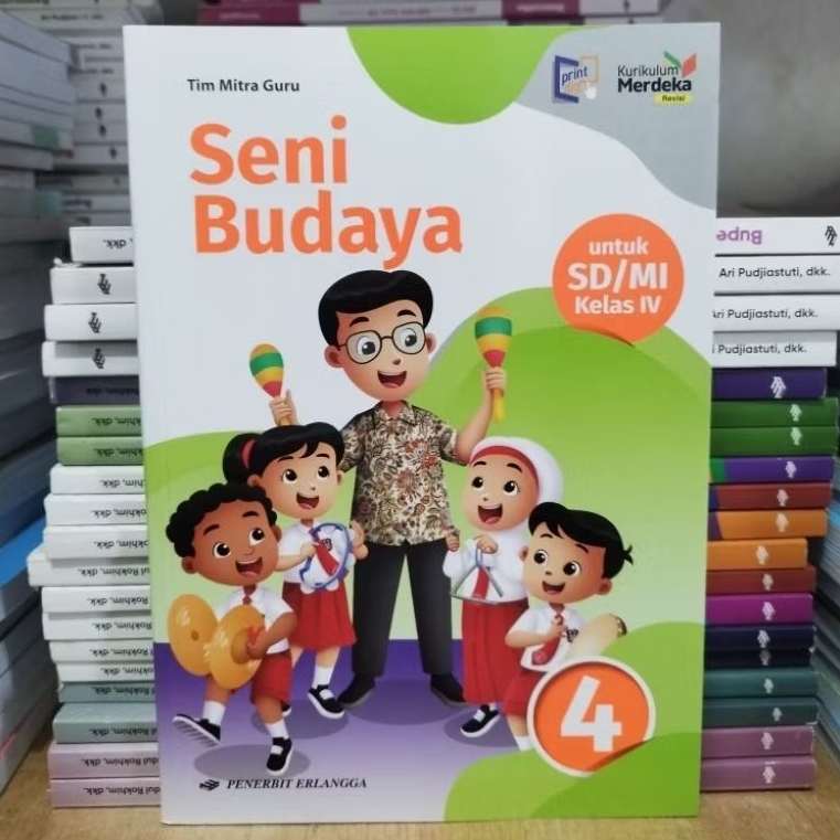 ORI Buku Seni Budaya SBK Edisi REVISI sd/mi kelas 4 kurikulum merdeka erlangga