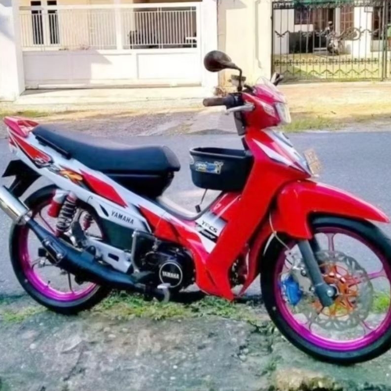 Striping lis sticker standar ORI yamaha fiz r fizr f1z r ardath 2001 2002 merah putih hitam putih
