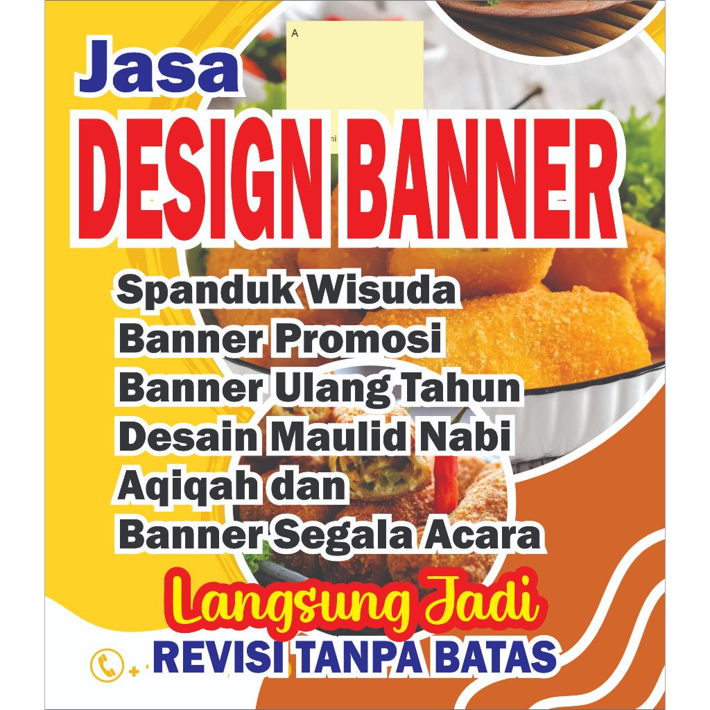 Jasa DESIGN BANNER, Spanduk Wisuda, Banner Promosi, Banner Ulang Tahun, Desain Maulid Nabi, Aqiqah d