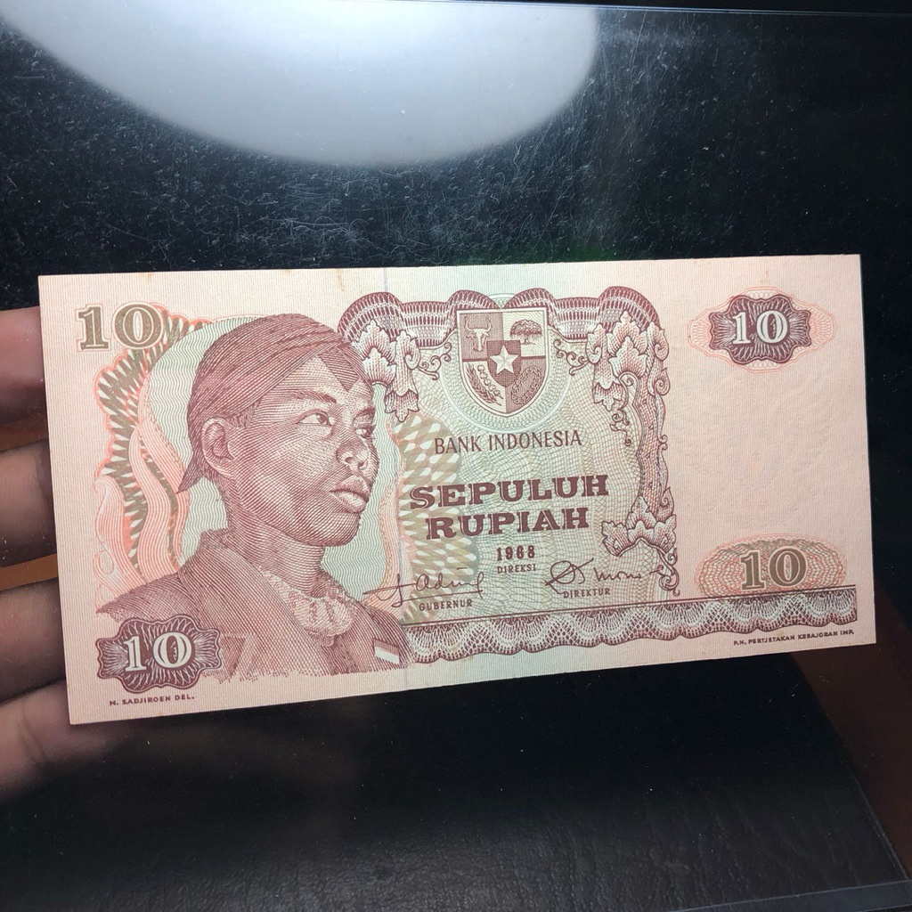 Uang Kuno Sudirman 1968 Asli Rp. 5