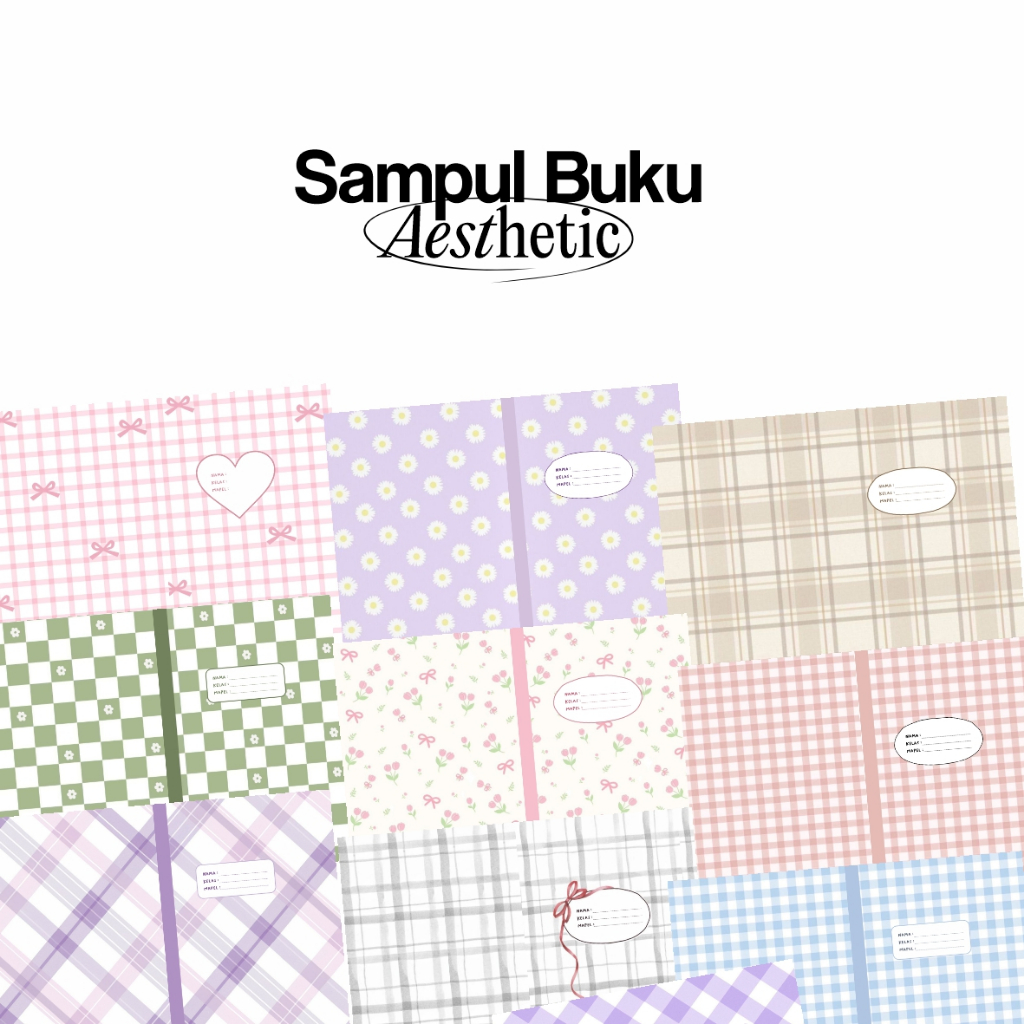 

SAMPUL BUKU AESTHETIC | COVER BOOK BIGBOSS CAMPUS BOXY BMB SIDU KIKI | MURAH PREMIUM