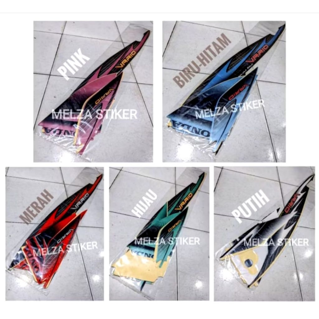 Stiker Striping Motor Vario 110 Karbu 2007 Standar