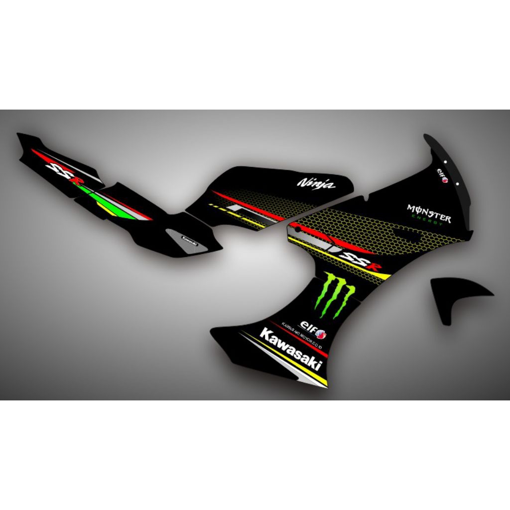Striping transfaran clear ninja ssr 150 livery zx carbon
