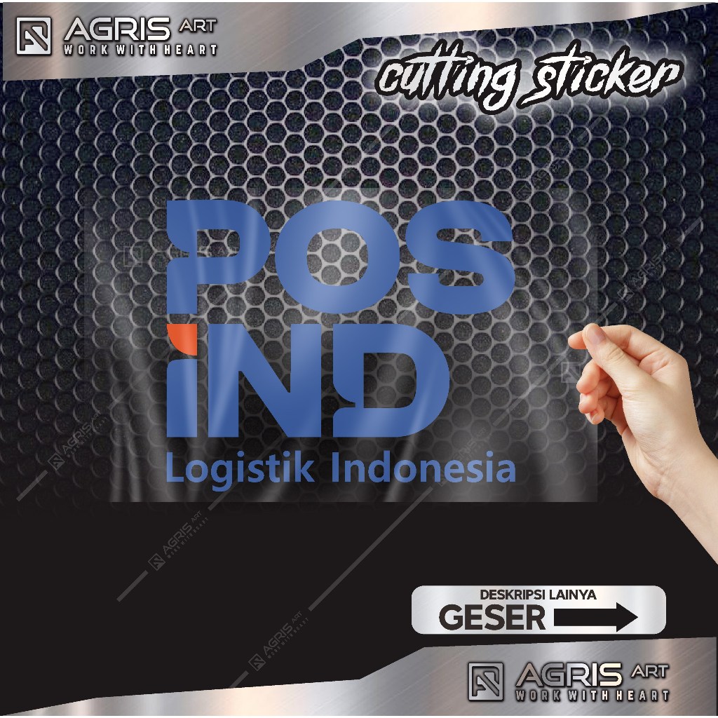 

stiker cutting sticker pos indonesia terbaru bukan printing anti luntur