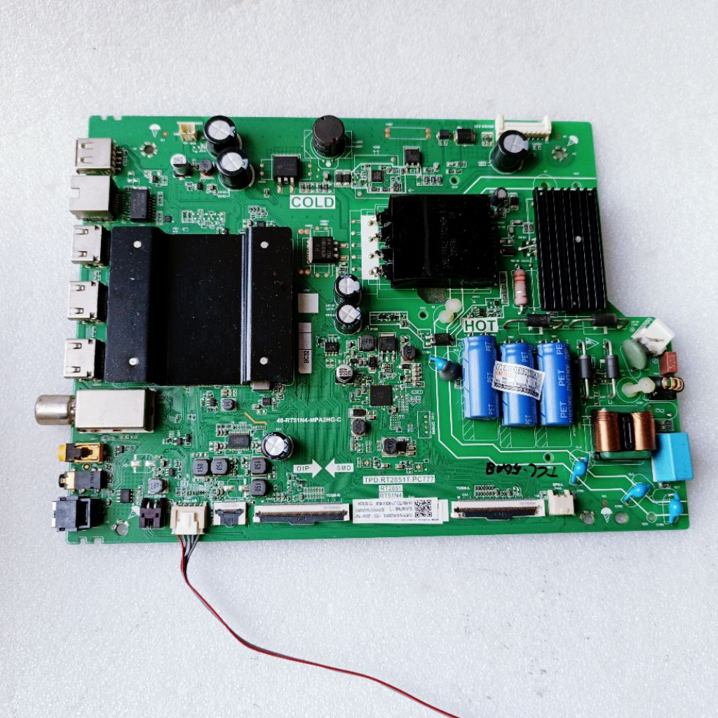 mobo tv tcl 50a8 - MAINBOARD TV TCL 50A8 - MOTHERBOARD TV TCL 50A8 - POWER SUPLAI TV TCL 50A8