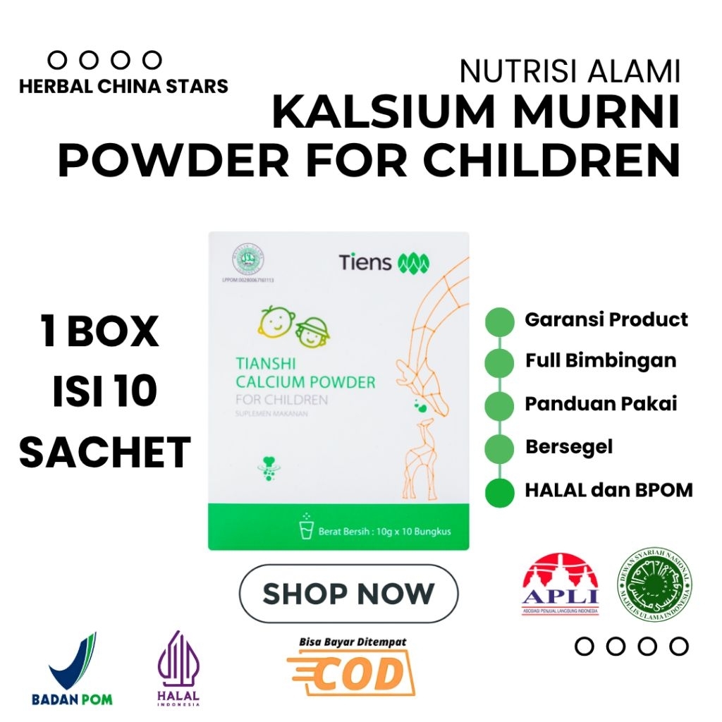

VIRAL TIKTOK! Susu Calsium Cina Nutrisi anak Herbal Alami Calsium Kecerdasan Anak Suplemen Nafsu Makan meningkat Original