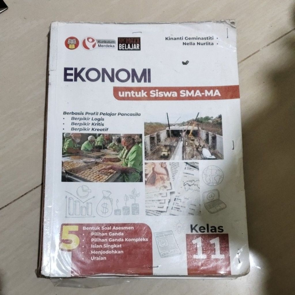 BUKU ORI BUKU EKONOMI SMA KELAS XI/2/11 PENERBIT YRAMA WIDYA KURIKULUM MERDEKA
