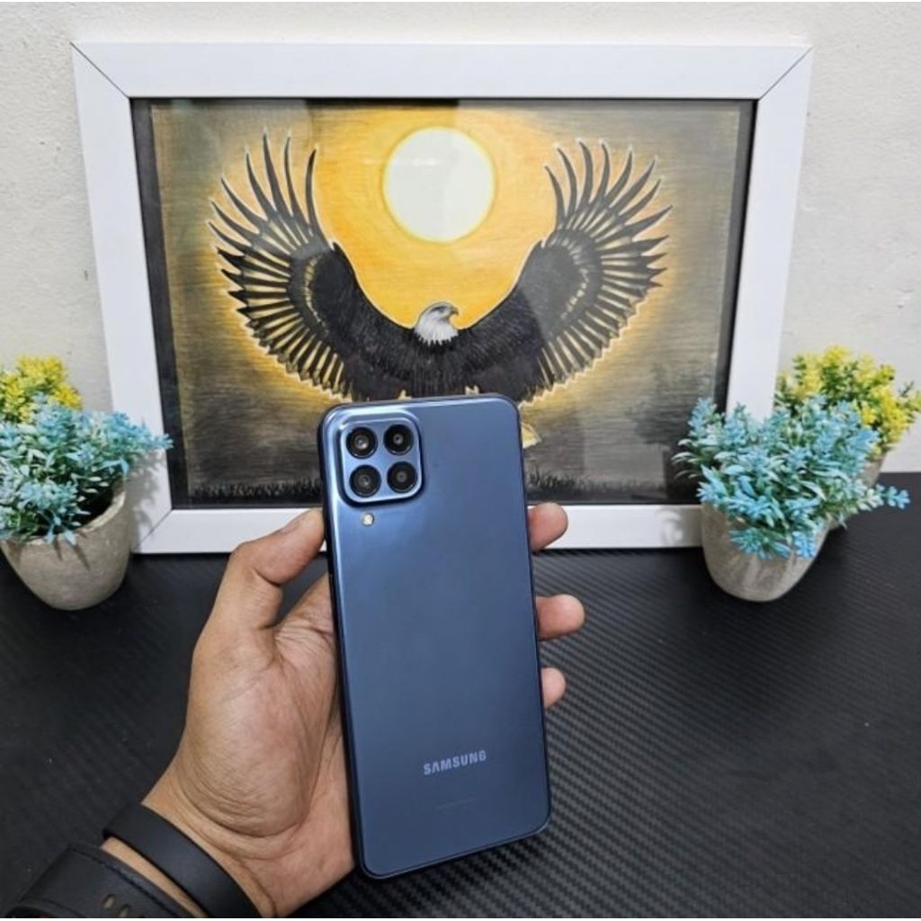 Termurah SAMSUNG GALAXY M33 5G RAM 8/128GB EX SEIN SECOND FULLSET NO MINUS
