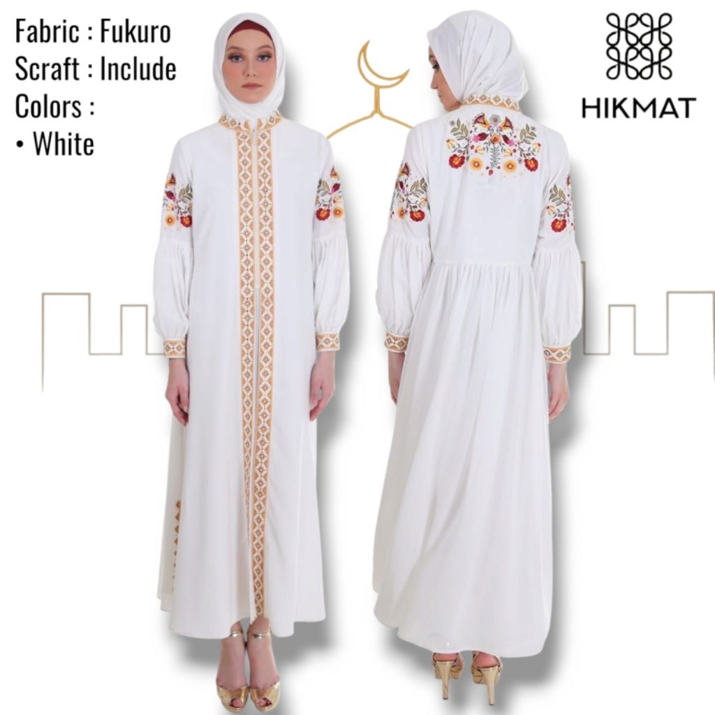 Abaya Hikmat Fashion Original A9927