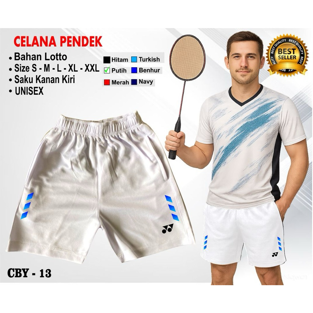 Celana Olahraga Badminton  Celana Pendek Bulutangkis Pria Wanita Size Jumbo