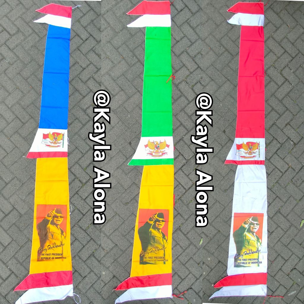 BENDERA  UMBUL UMBUL BANDIR SOEKARNO