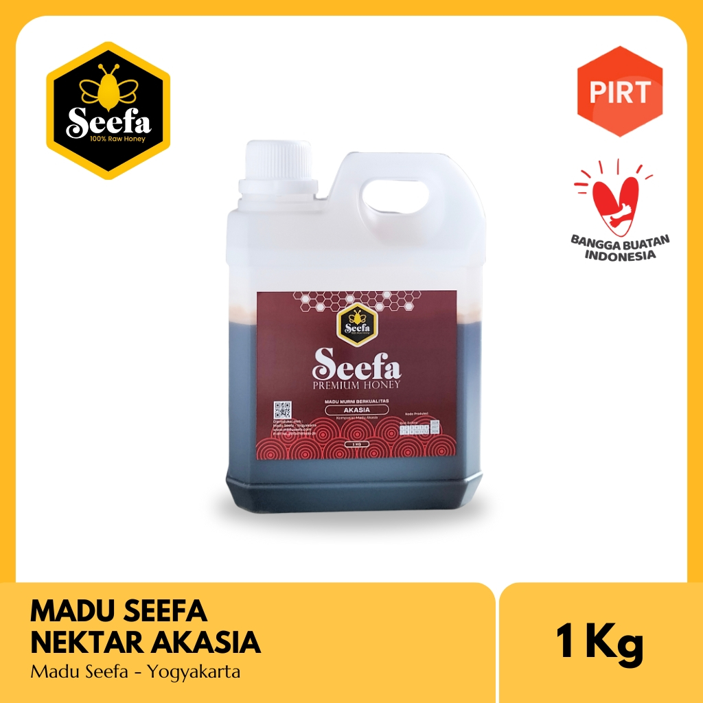 

Madu Akasia Murni Seefa Raw Honey 1 Kg Asli Free Sendok Kayu