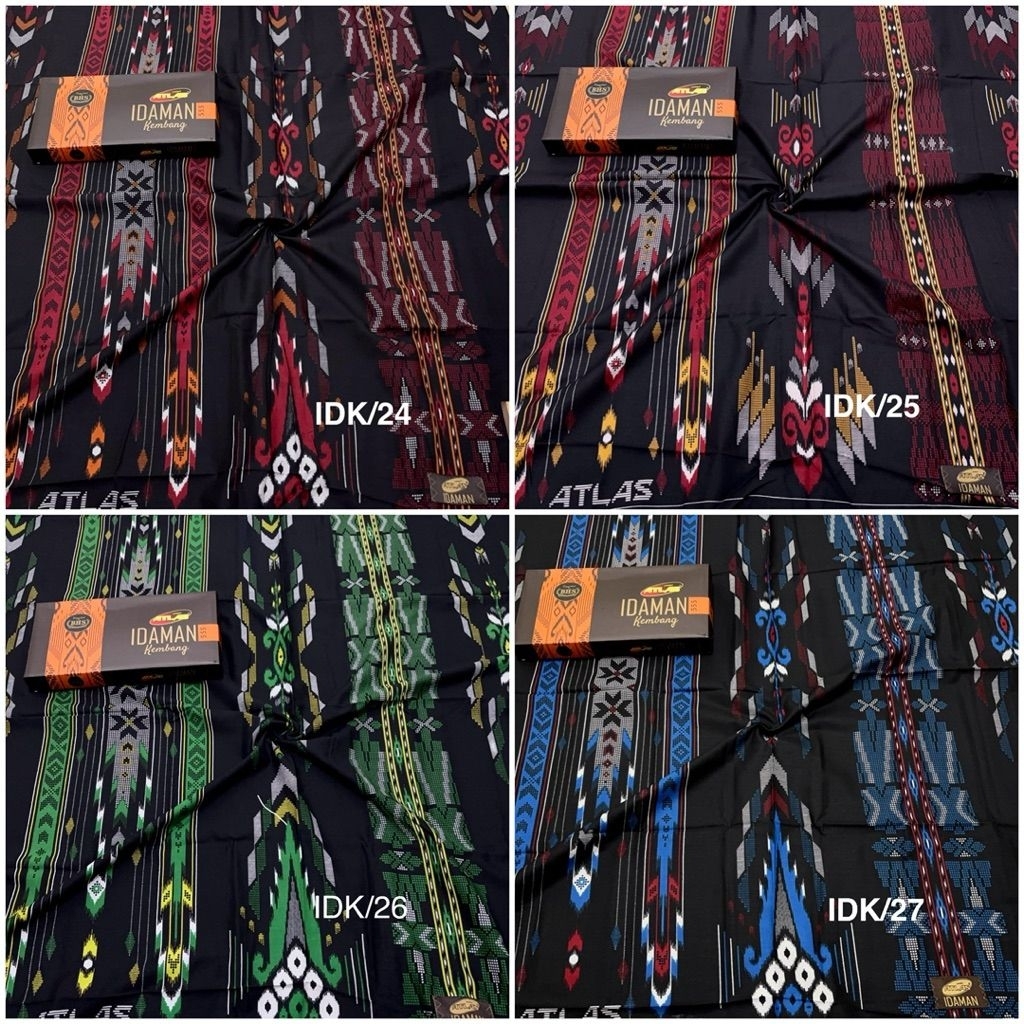BEST SELLER SARUNG ATLAS IDAMAN KEMBANG GOLD