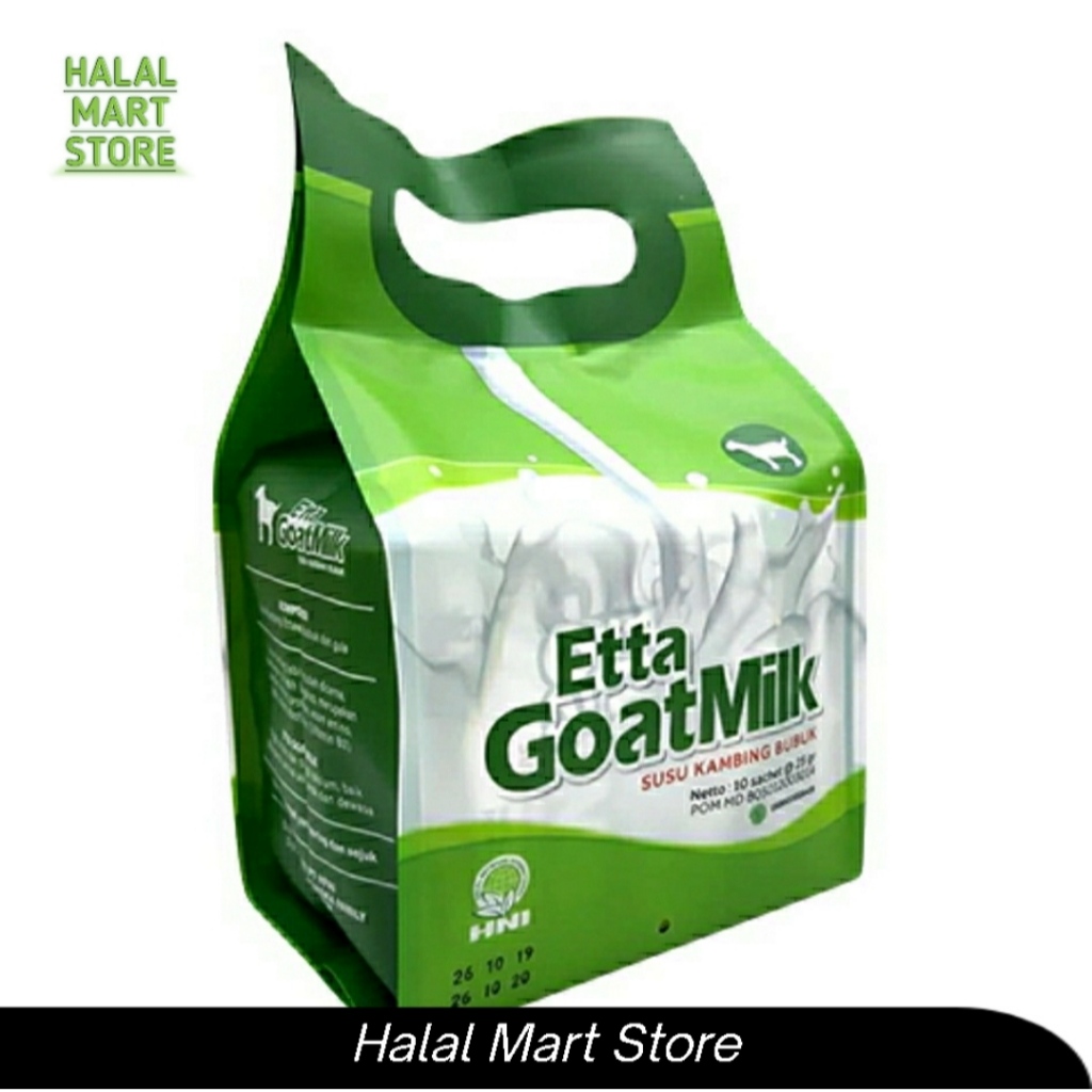 

Etta Goat Milk HNI HPAI Susu Kambing Etawa cocok diminum segala usia