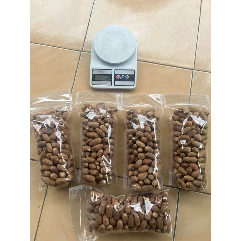 

BIJI PALA LONJONG DARI FAK FAK PAPUA 1kg (Kupas) dan kualitas premium