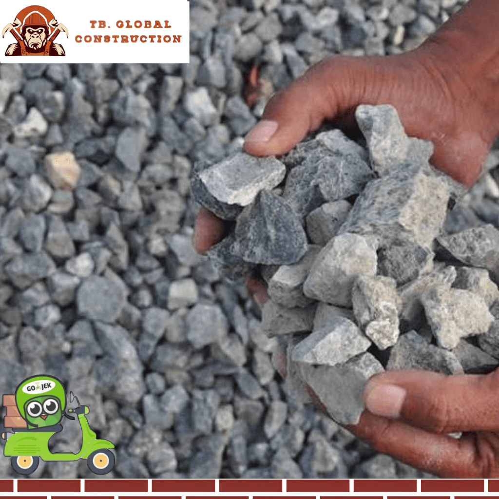 Batu Cor Split ukuran 2-3 Truk 6.5 Kubik / Batu Split Cor Truk 6.5m3