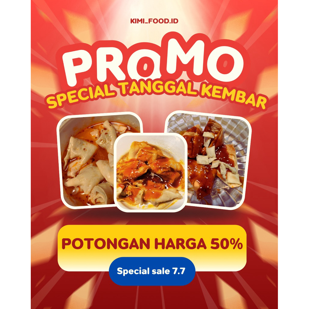 

SPECIAL DISKON 50% SALE! |Pangsit ayam full daging|kualitas premium|isi 5pcs