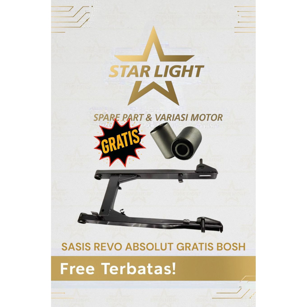 sasis swing arm gratis bosh sasis motor honda revo absolut blade