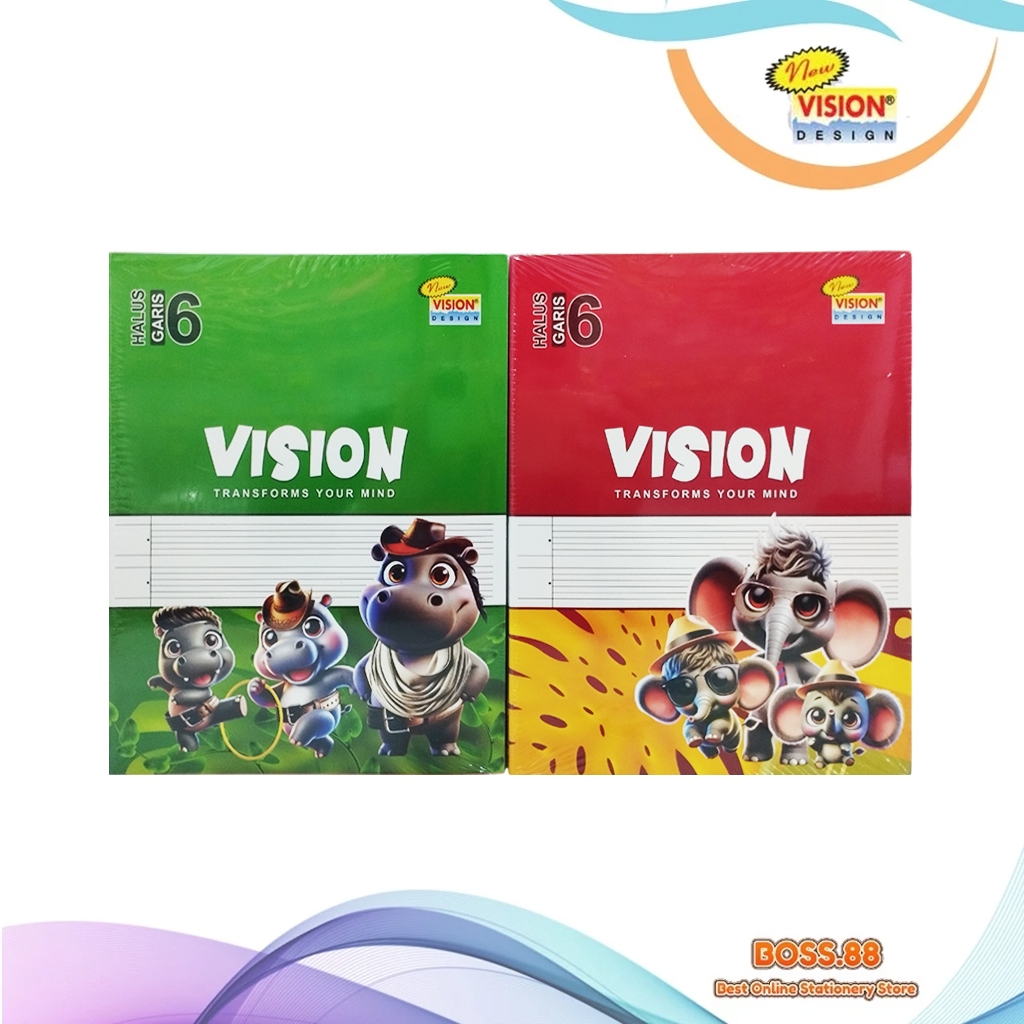 

BUKU TULIS HALUS GARIS 6 NEW VISION 38 (1 PCS)