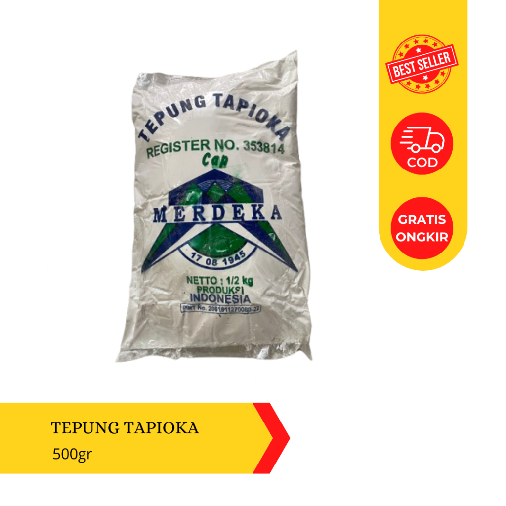 

MERDEKA Tepung Tapioka | Tepung Kanji | Tepung Aci | 500gr