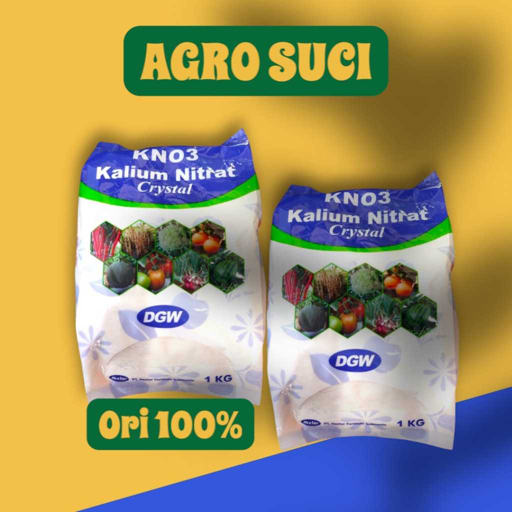 Pupuk KNO3 Kalium Nitrat Crystal DGW - 2 KG (Kristal)