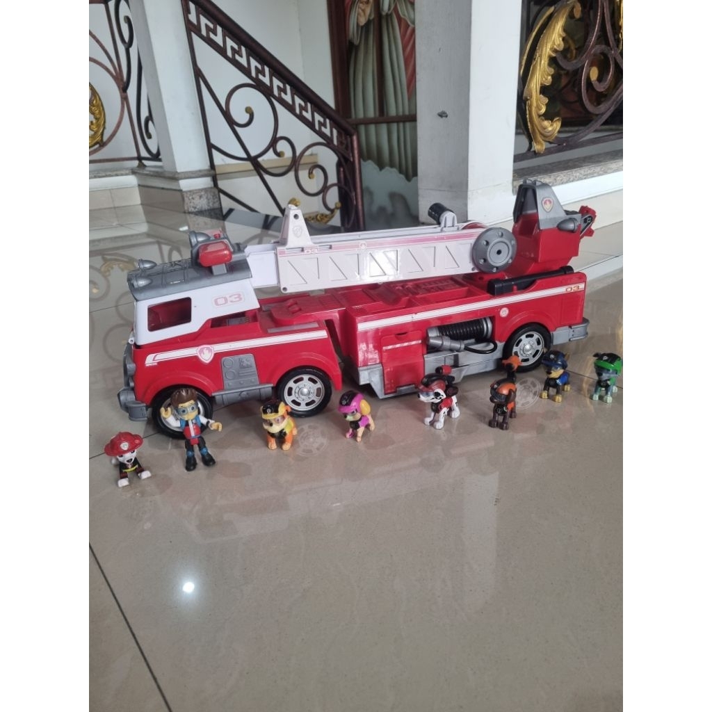 SALE preloved mainan anak murah banget paw patrol, PJ mask, top wings