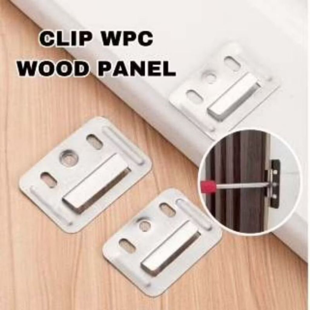 Clip WPC Wall Panel Klip Ready per 10 Pcs clip