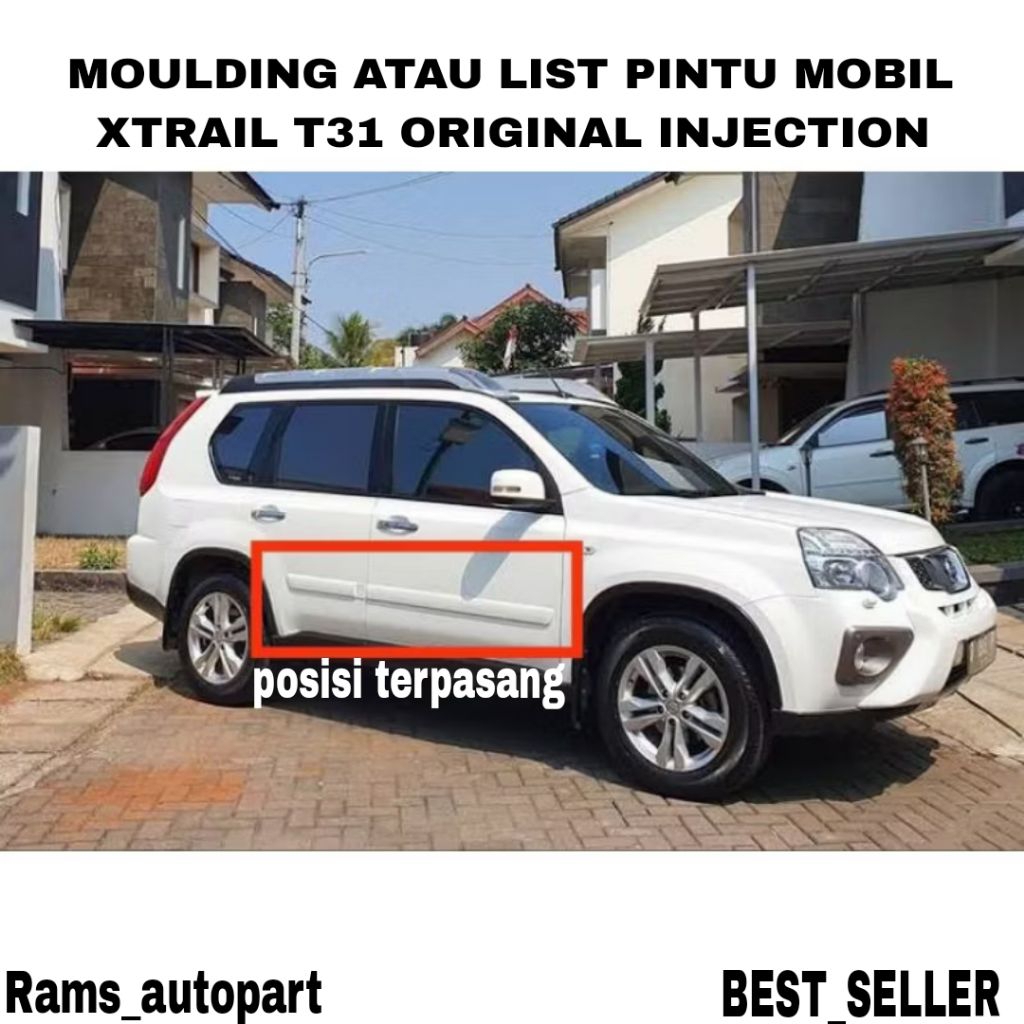 List moulding body pintu NISSAN XTRAIL T31 bahan injec original asli