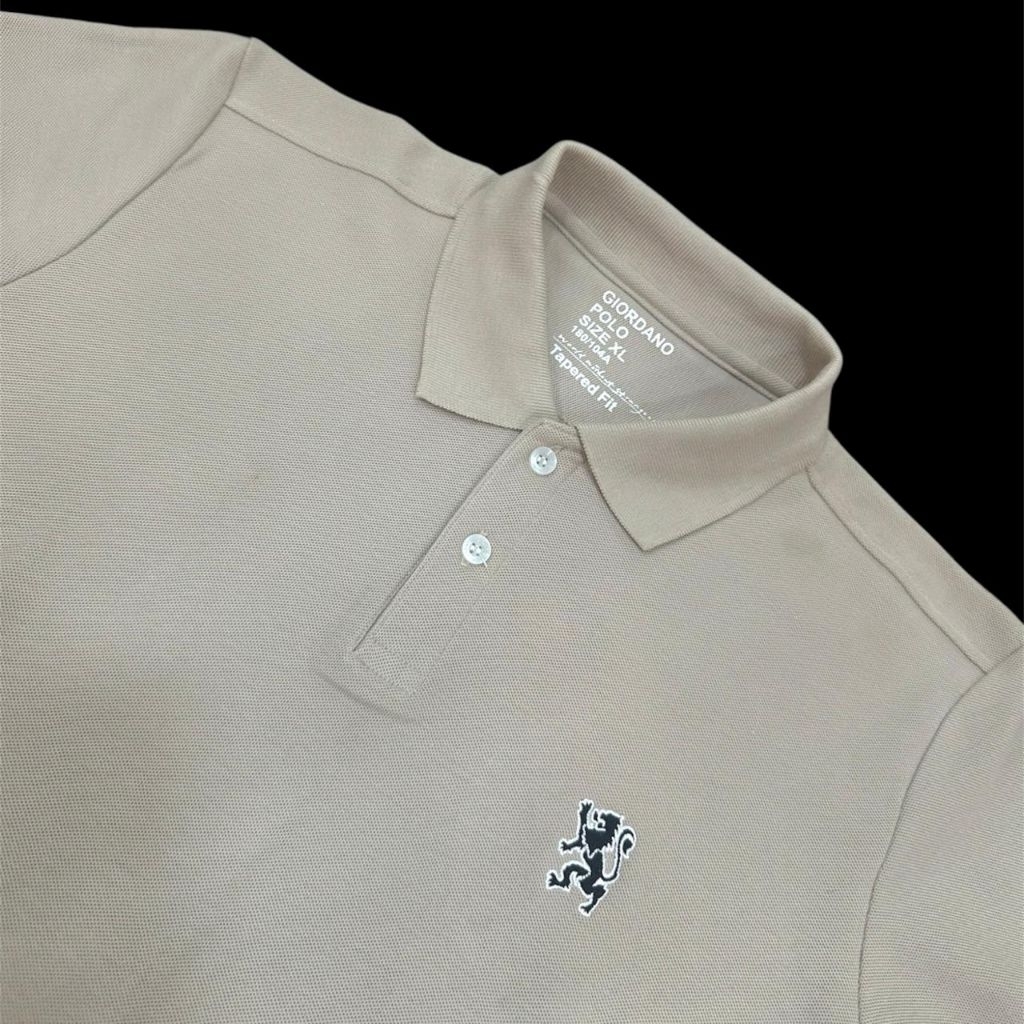 Kaos Polo Shirt Giordano Lion 3D Mini Quality premium