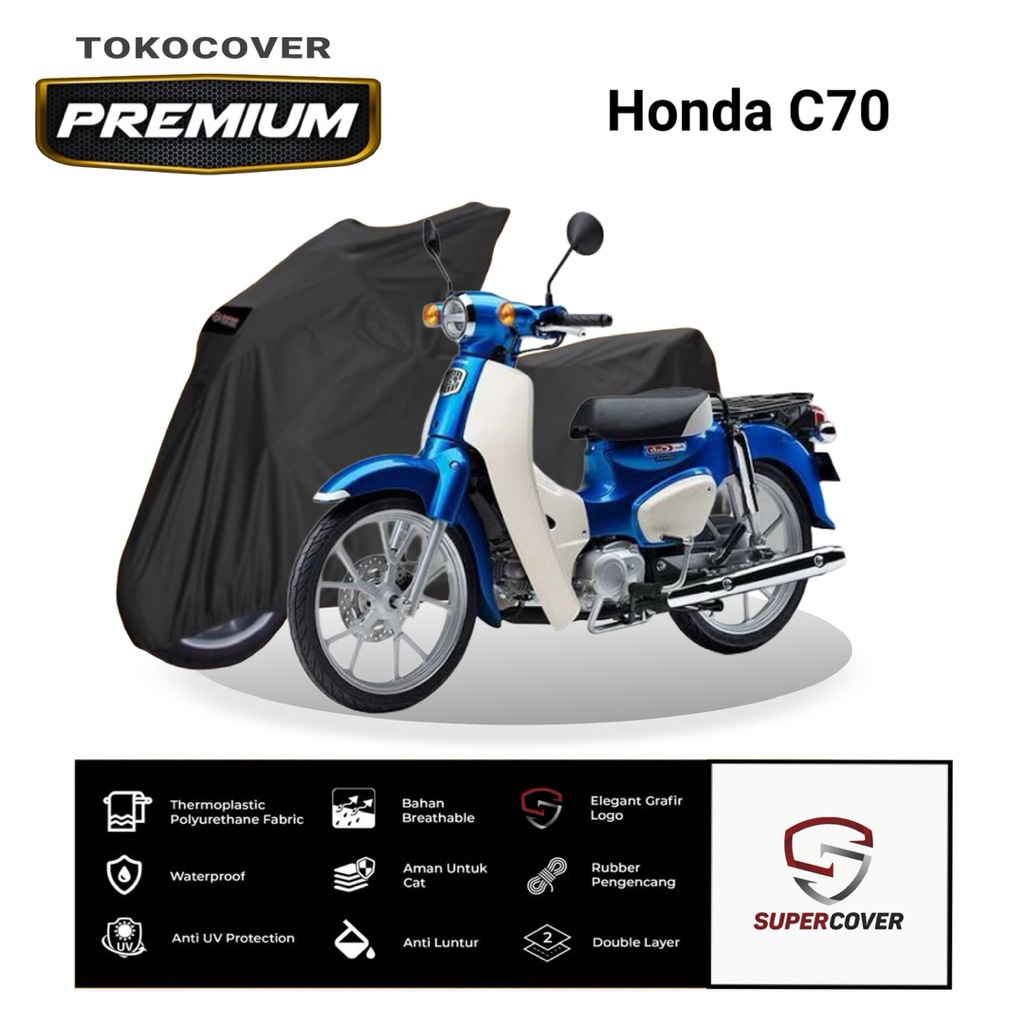 Sarung Motor C70 Honda Super Cover Motor Waterproof