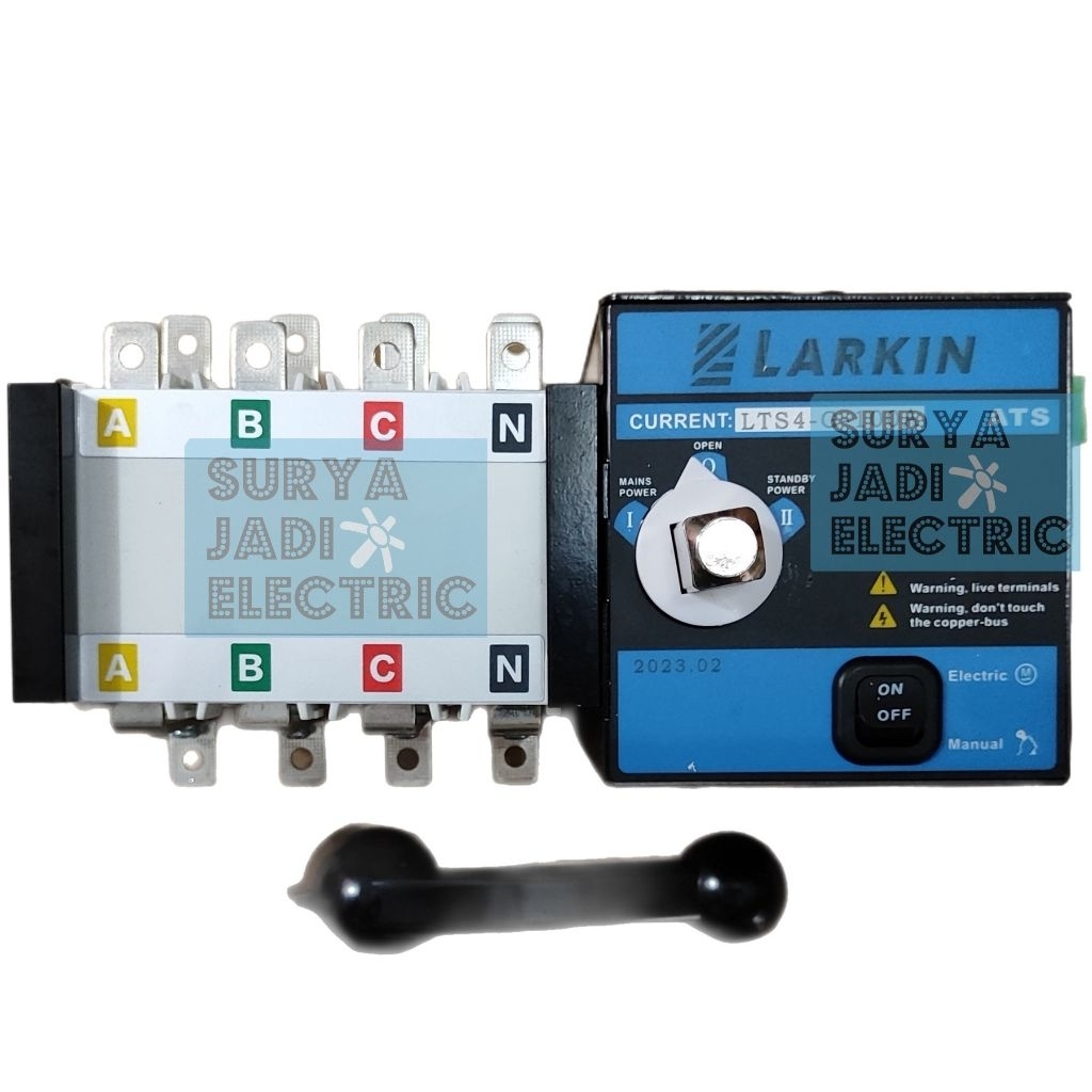 ATS Larkin LTS4-G 400A/4P 400A 4 Pole COS Motorized Larkin