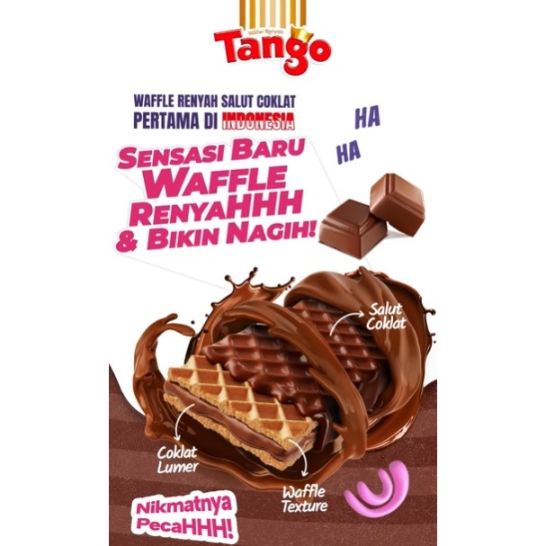 

Tango Waffle Wahh Just Chocolate 22gram