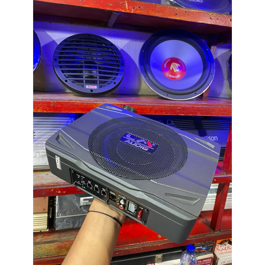 Subwoofer Aktif Kolong Jok LM Audio slim 8inch Second like new