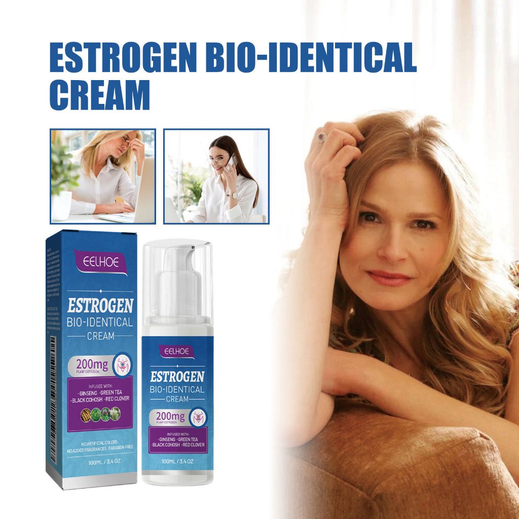 Krim Estrogen 100ml Menopausal Oestrogen Cream Reduce Female Menopausal Fatigue Hot Flashes Mood Swi