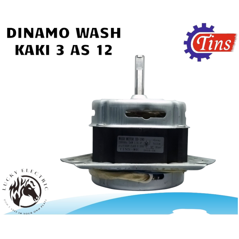 DINAMO WASH KAKI 3 180 WATT DINAMO MESIN PENCUCI WASH MOTOR XD 180 WATT PENGGILING / KUALITAS BAIK