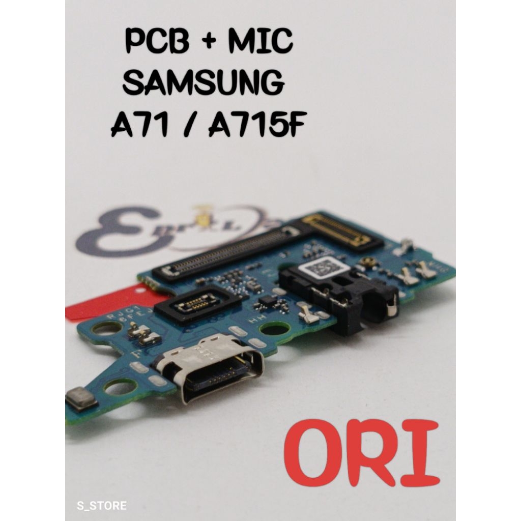 CONNECTOR CHARGER SAMSUNG GALAXY A71 ORI PAPAN KONEKTOR CAS PCB BOARD SAMSUNG A71 / A715F ORIGINAL