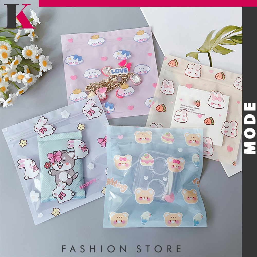 

Plastik Ziplock Kemasan Serbaguna Motif Karakter Lucu Klip Packaging Souvenir Aksesoris Kmode C1281
