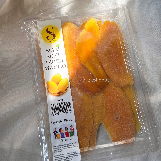 

Siam Soft Dried Mango Manga Kering ala Thailand Manisan Pala Manado 100g - 200g